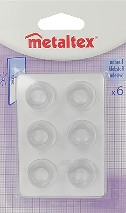 Immagine prodotto Metaltex Fermaporta autoadesivo 6 pezzi (6 pz.)