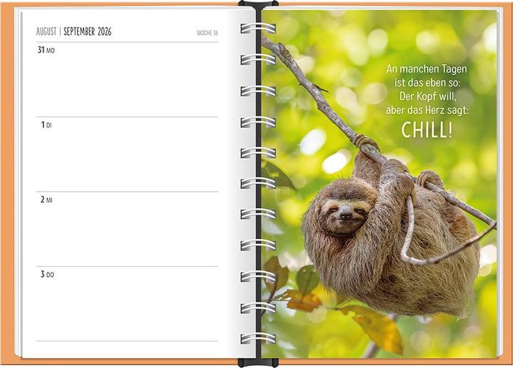 Image du produit Terminplaner 2026 Happymacher (10 x 15,5 cm, 1 semaine / 2 pages)