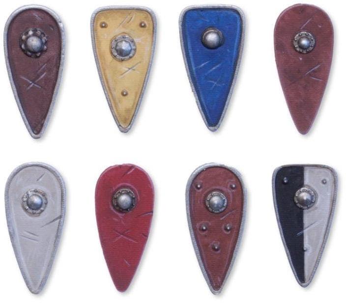 Image du produit Tabletop-Art Accessoires Norman Kite Shields - Set 3 8 pièces (Métal)