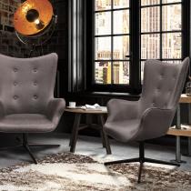 Produktbild Home Deco Factory sessel helsinki pu grau