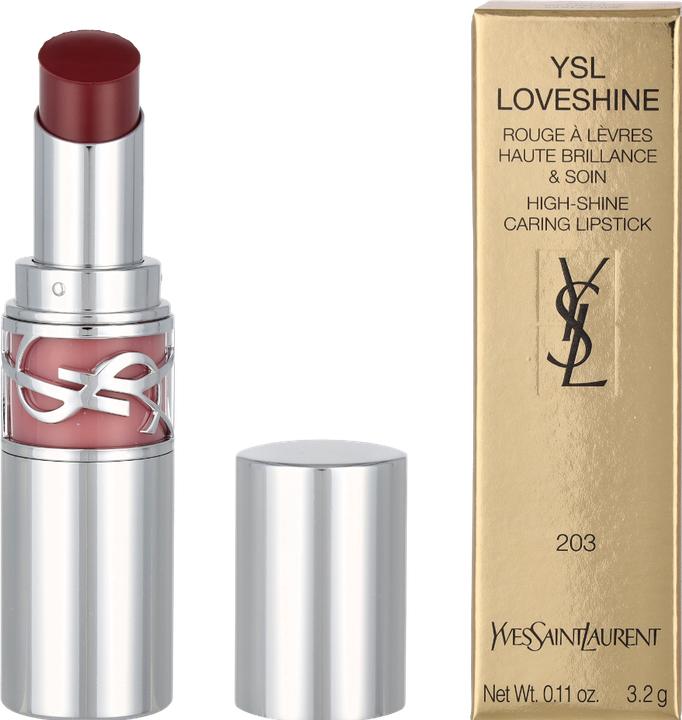 Actual product image Yves Saint Laurent Loveshine Rouge Volupte Shine Lipstick 203 (203 Blushed Mallow)