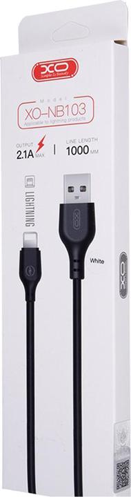 Productafbeelding xO kabel NB103 USB - Lightning 1,0 m 2,1A wit (1 m, USB 3.2 Gen 1)