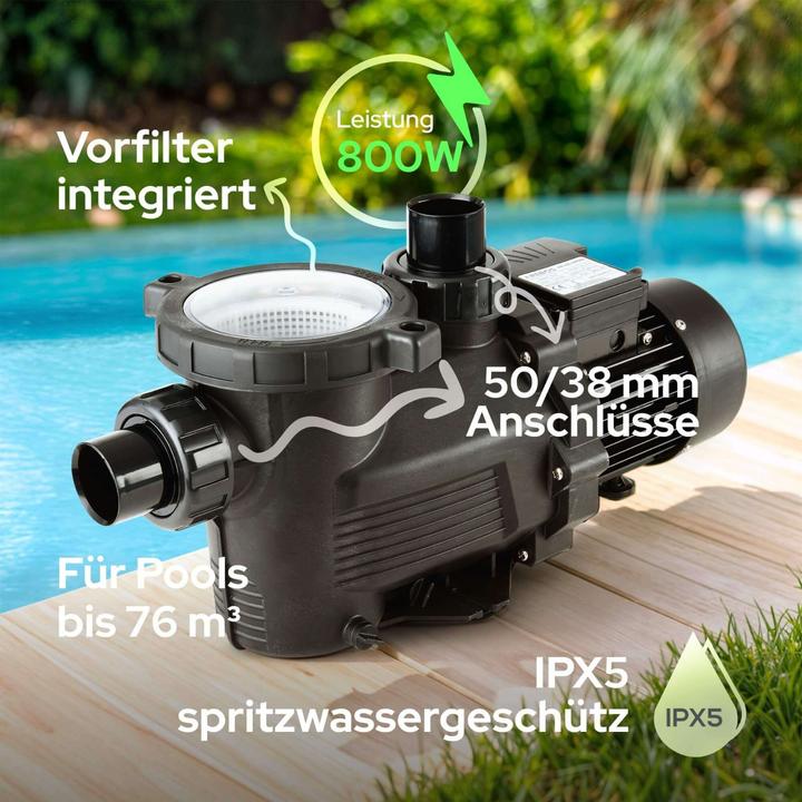 Produktbild Arebos Schwimmbadpumpe