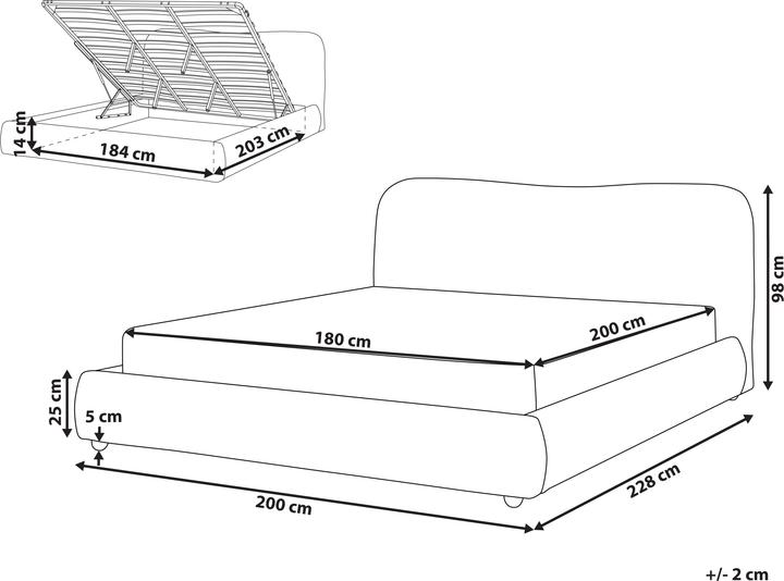Image du produit Beliani Blagnac (180 x 200 cm)