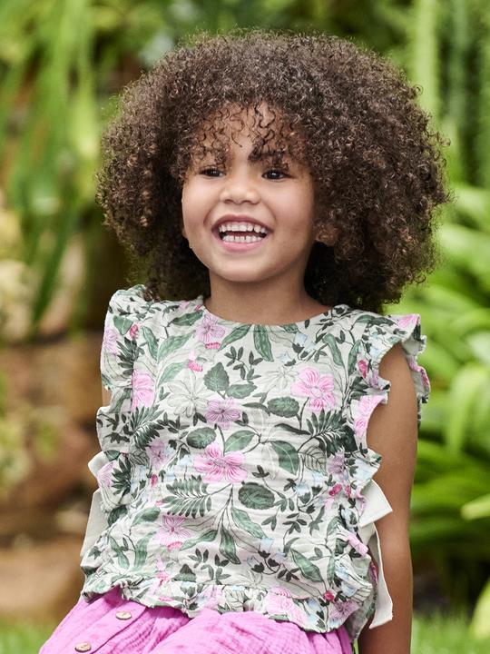 Immagine prodotto Vertbaudet Mädchen Blusentop aus Musselin mit Volants (92)