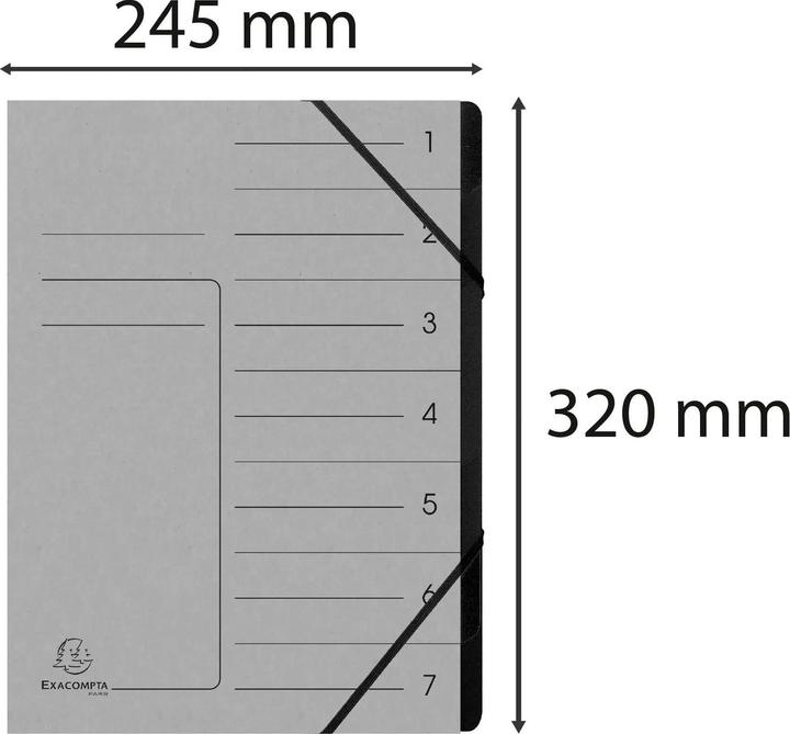 Produktbild Exacompta Ordnungsmappen (A4, 1 x)