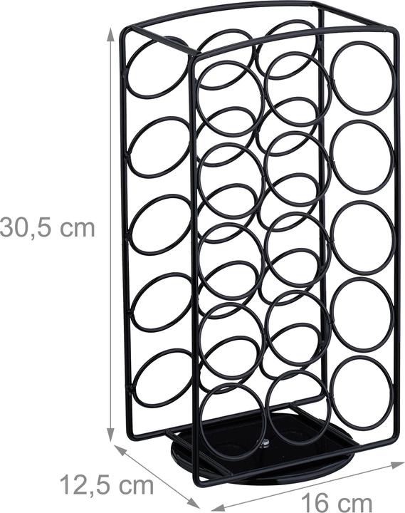 Actual product image Relaxdays Capsule rack