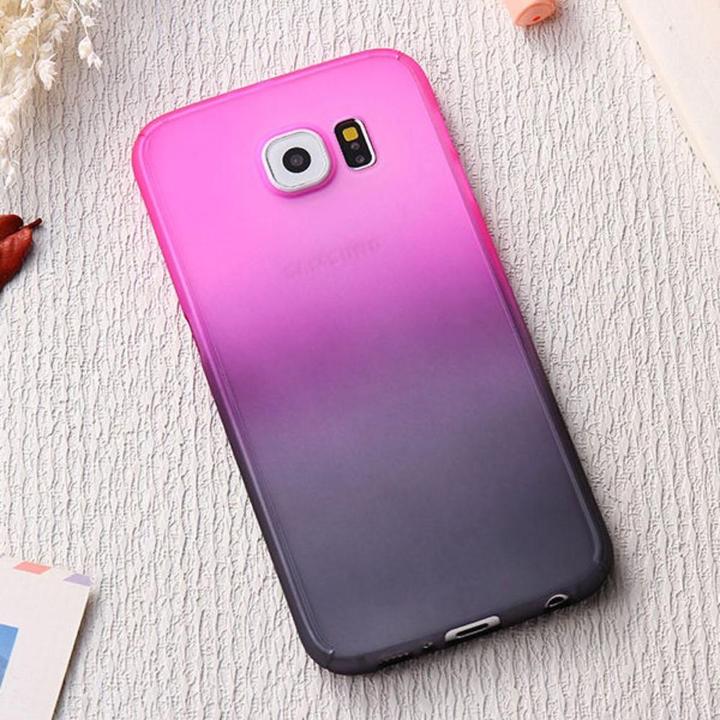 Produktbild König Design Hülle Handy Schutz für Samsung Galaxy S6 Full Case Cover Displayschutz Violett (Samsung Galaxy S6)