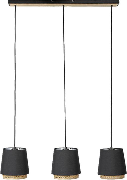 Produktbild Lindby Ananya 3 Pendelleuchte Black (E27)