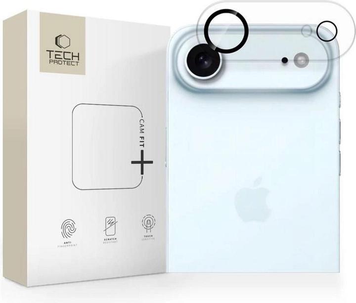 Tech-Protect Cam Fit+ Kameraabdeckung für iPhone 17 Air – Transparent (Apple iPhone 17 Pro)