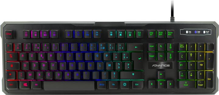 Image du produit Advance Clavier Gamer Semi-Mécanique Gta 230 RGB (Noir) (FR, Filaire)