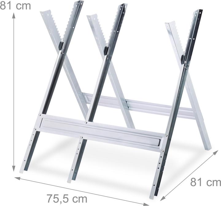 Actual product image Relaxdays Sägebock (75.50 cm, 81 cm)