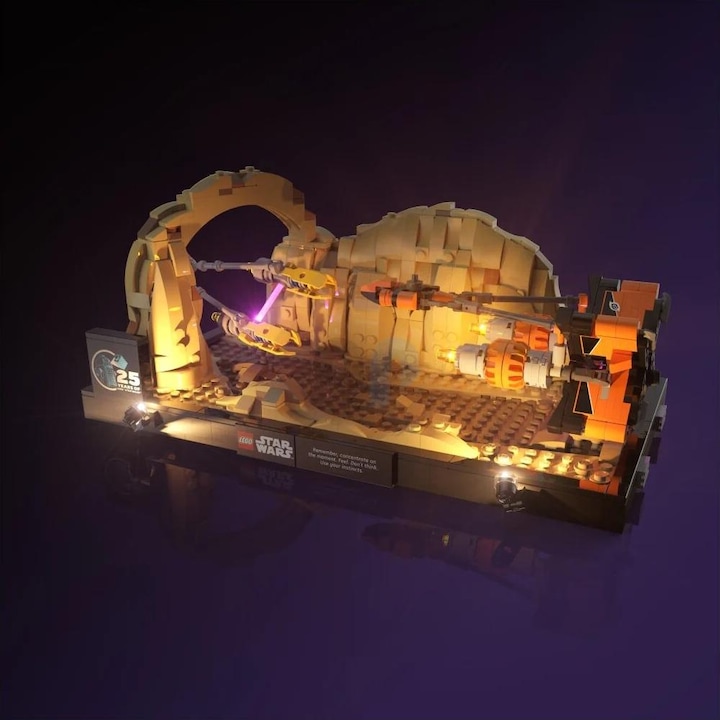 Actual product image Light my bricks LMB 2.0 LEGO® #75380 Star Wars Mos Espa Podrace Diorama Light Kit