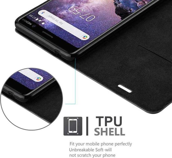 Productafbeelding Cadorabo Boek Onzichtbare Magneethoes (Nokia 7 Plus)