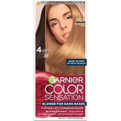 Garnier, Tinta, Color Sensation Hair Color Cream Hl3 Honey Blonde 112ml