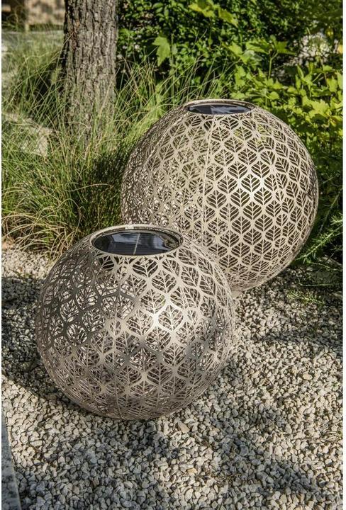Produktbild STT Windlicht Solar Antic Ball Grafic Ø 40 cm, Hellbeige