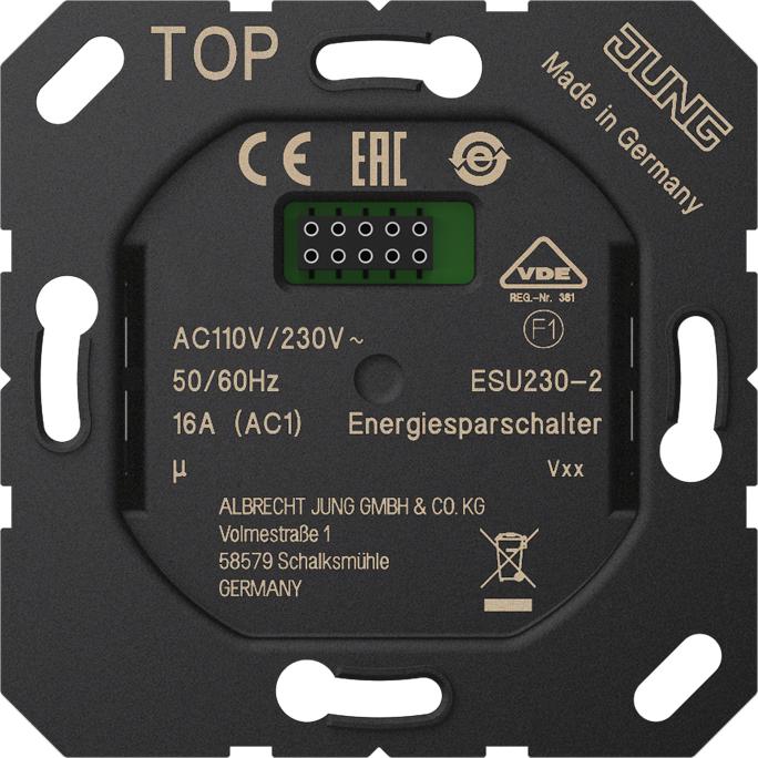 JUNG Energiesparschalter ESU 230-2 (ESU230-2)