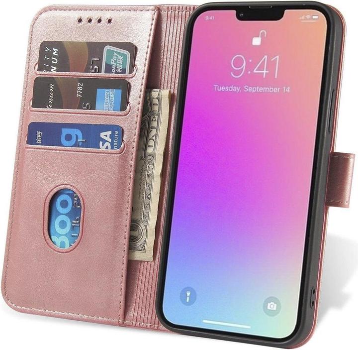 Image du produit Hurtel Back panel cover Magnet Case with Flip for Samsung Galaxy S25 Edge - Pink (Samsung Galaxy S25 Edge)