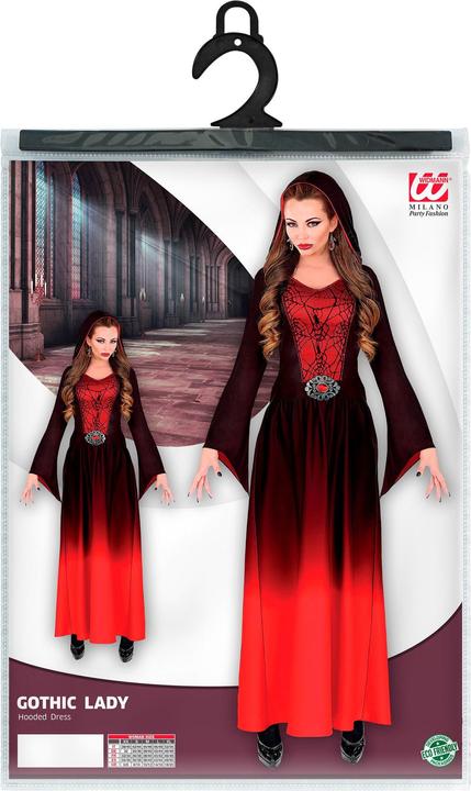 Actual product image Widmann Gothic Red Lady (S)