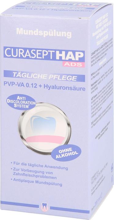 Immagine prodotto Curasept HAP012 PVP-VA 0,12 + Hyaluron Collutorio, 200 ml FLA (200 ml, Collutorio)