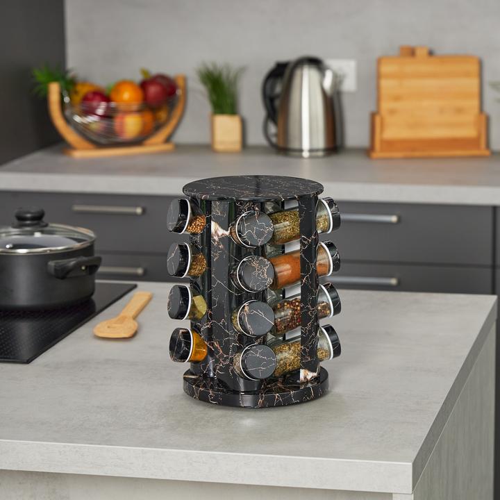Actual product image Relaxdays 17pcs. spice carousel