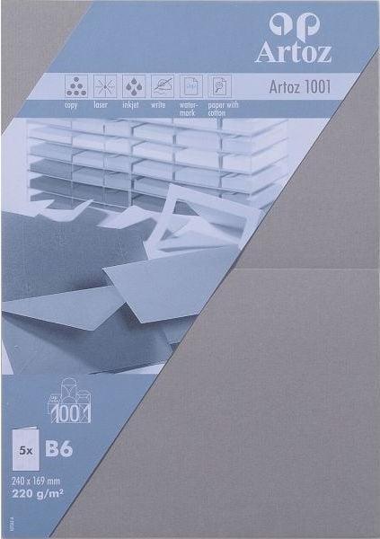 Produktbild Artoz 1001 Karten graphit (B6, 220 g/m²)