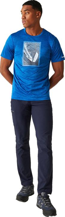 Actual product image Regatta Mens Fingal VIII Sailboat Marl T-Shirt (M)