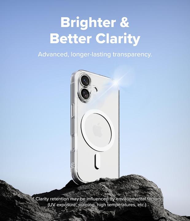 Produktbild Ringke Fusion Magnetic MagSafe Case für iPhone 17 - Transparent (Apple iPhone 17)