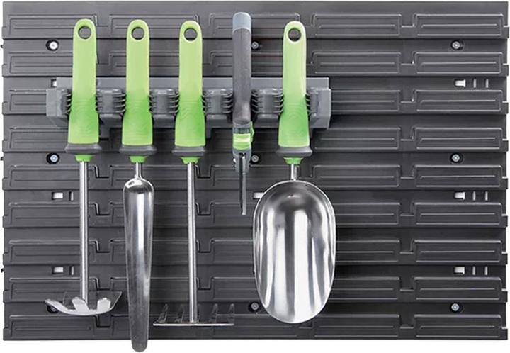 Productafbeelding Prosperplast MULTIHOUDER 310x98x70 voor schop, hark, schoffel - grijze steen