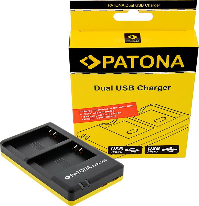 Actual product image Patona Dual charger Olympus BLN1 (Camera battery charger)