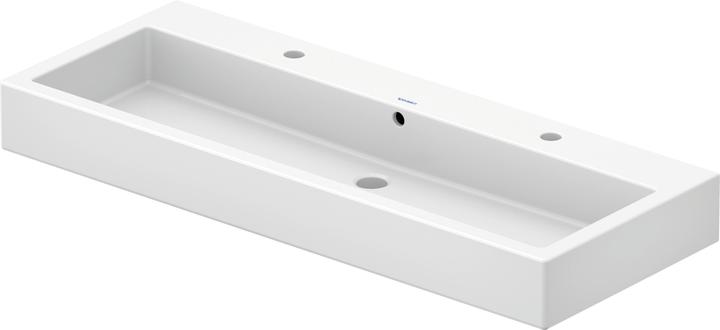 Actual product image Duravit Washbasin VERO w ÜL HLB 1200x470mm 2 tap holes white (470 mm, 1200 mm)