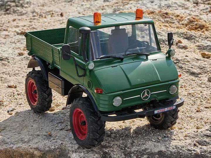 Produktbild FMS FXC24 Unimog 421 1:24 grün - RTR 2.4GHz (RTR Ready-to-Run)