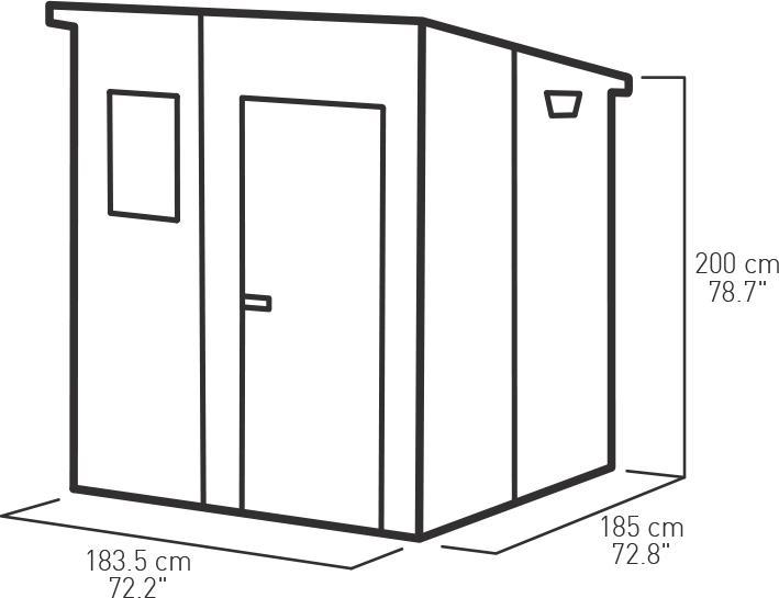 Actual product image Keter Tool shed Manor Pent 66
