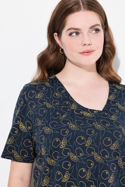 Produktbild Ulla Popken Shirt, A-Linie, V-Ausschnitt, 3/4-Arm (50, 52)