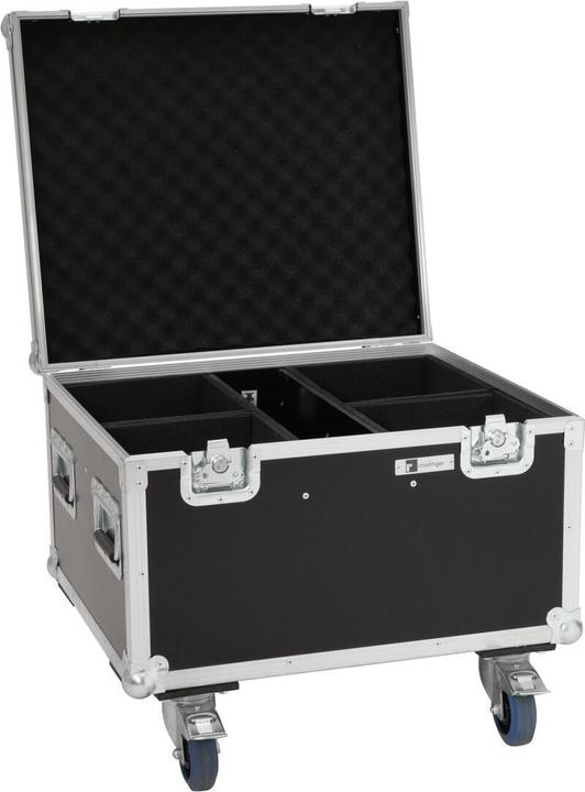 Actual product image Eurolite Set 4x LED IP PAR 7x9W SCL Spot + Case with castors (9 W, LED)