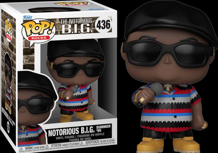 Actual product image Funko Notorious B.I.G POP! rocks vinyl figure Biggie - Beat The Summer Jam 9 cm