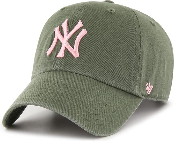 47 Brand Strapback Cap - CLEAN UP New York Yankees moss