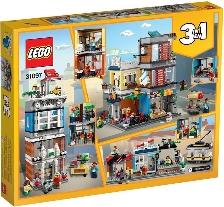 Produktbild LEGO Creator End-Of-Live Set Stadthaus mit Zoohandlung & Café - 31097 NEU! Teile 969x (31097)