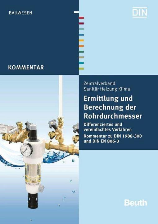 Produktbild Ermittlung und Berechnung der Rohrdurchmesser (Deutsch, 2012)