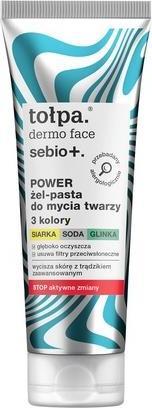 Immagine prodotto Tołpa Topa Dermo Face Sebio+ Power Gel-Paste For Face Washing 100ml (Gel detergente, 100 ml)