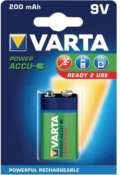 Produktbild Varta Recharge Accu Power (1 Stk., 9V Block, 200 mAh)