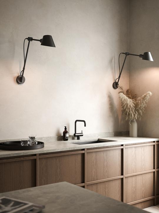 Produktbild Nordlux Wandleuchte Stay Long E27, Schwarz (E27)