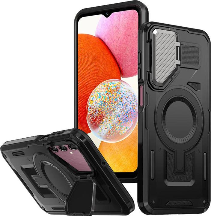Produktbild Techsuit - CamVault MagSafe - Samsung Galaxy A14 4G / A14 5G - Black (Samsung Galaxy A14, Samsung Galaxy A14 5G)