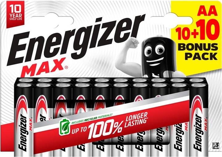 Produktbild Energizer LR6 20BL MAX (20 Stk., AA)