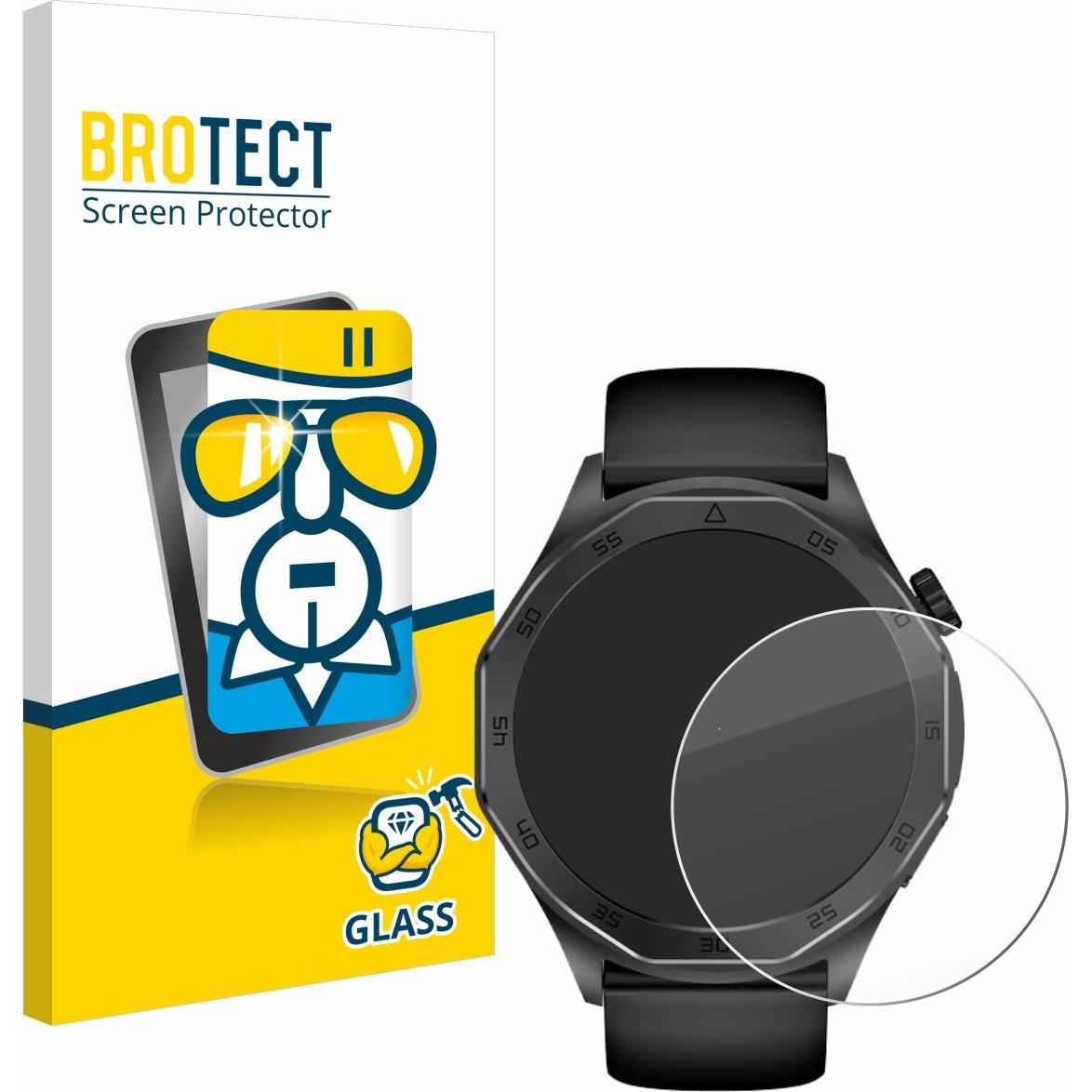 BROTECT Panzerglas Displayschutz 9H Schutzglas Glas Klar Transparent, Smartwatch Schutzfolie, Transparent