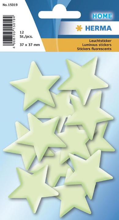Actual product image HERMA Glow stickers