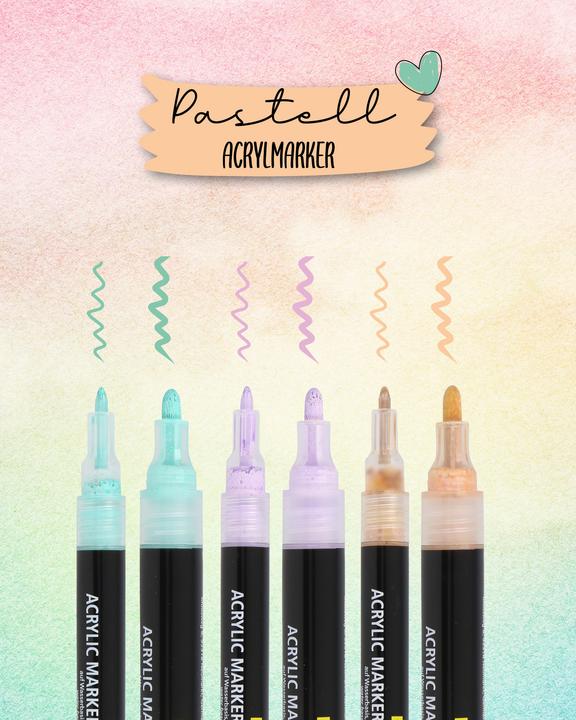 Produktbild Online Pastel Acrylic Set (6x)