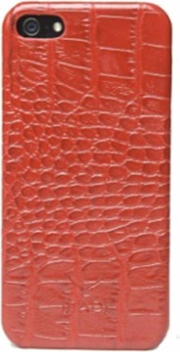 Mapi SMYRNA LEATHER COVER für iPhone 5/5S/SE Croco Rot (Apple iPhone 5, Apple iPhone 5s, Apple iPhone SE)
