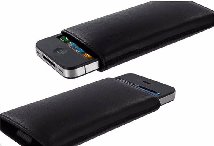 Produktbild Artwizz Lederpouch für iPhone 4/4S Schwarz (Apple iPhone 4, LG G4s)