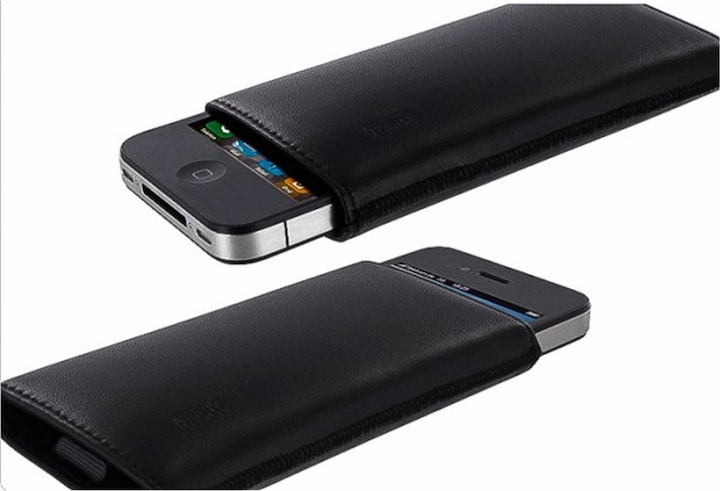Immagine prodotto Artwizz Custodia in pelle per iPhone 4/4S nero (Apple iPhone 4, G4s)